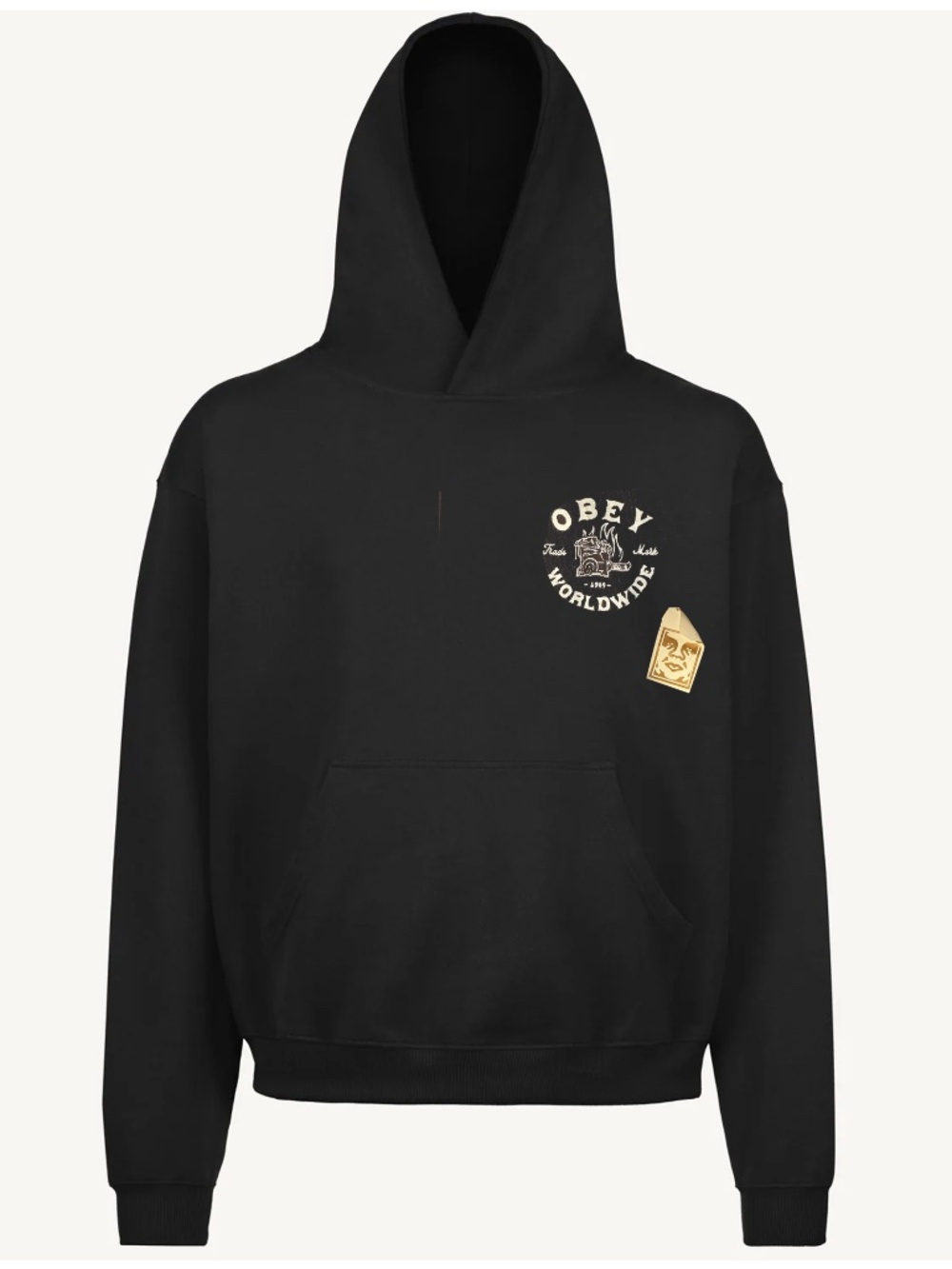 OBEY Worldwide Black Hoodie